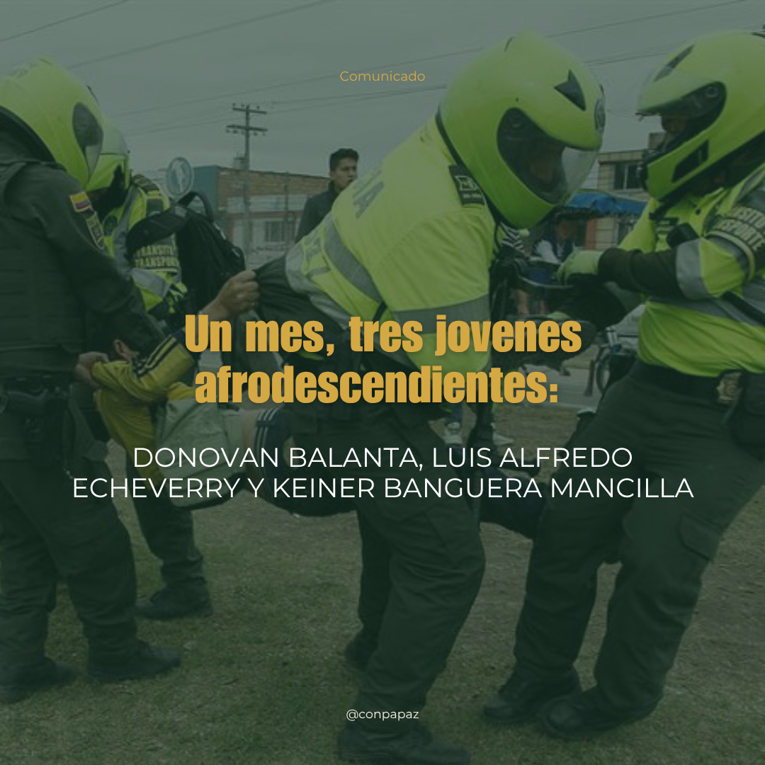 COMUNICADO OFICIAL Una vez más, el abuso policial acaba con la vida de un  joven afrodescendiente